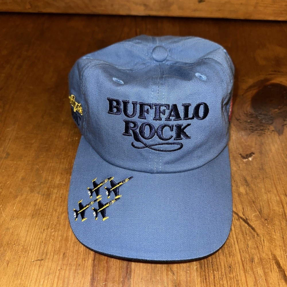Buffalo Rock Blue Angels Classic Pepsi Hat Rally Cap Blue  Lowe Go Sportswear